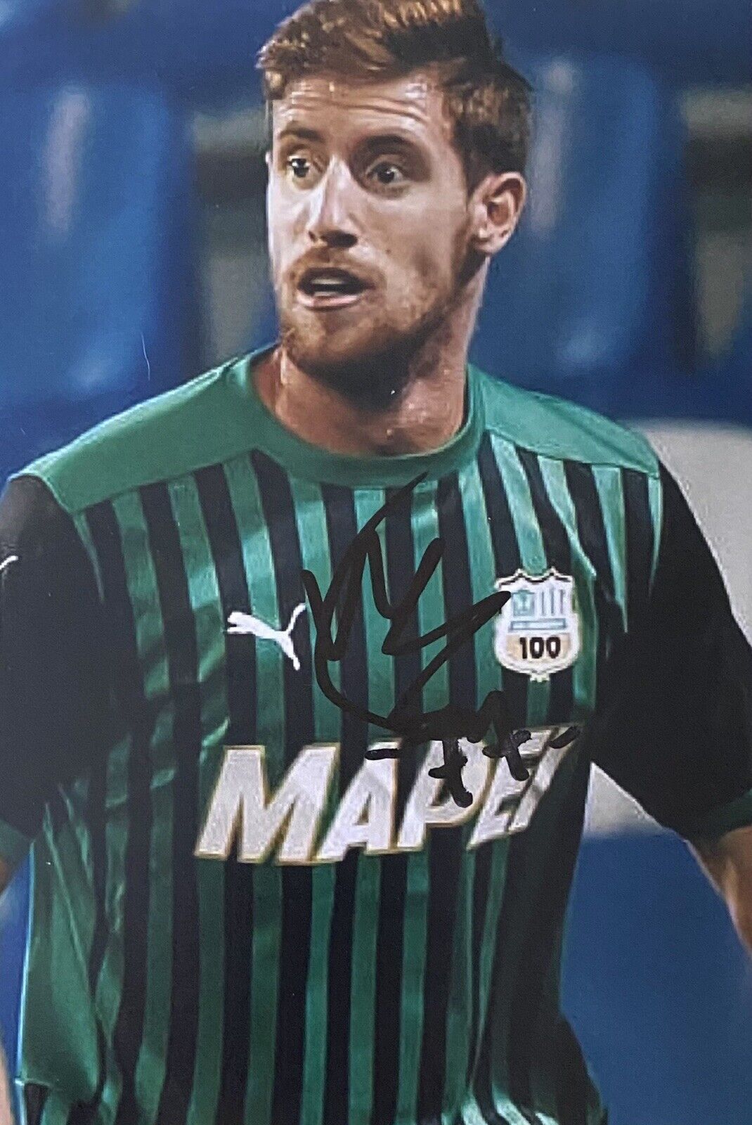Giorgos Kyriakopoulos Hand Signed Sassuolo 6X4 Photo Poster painting 2