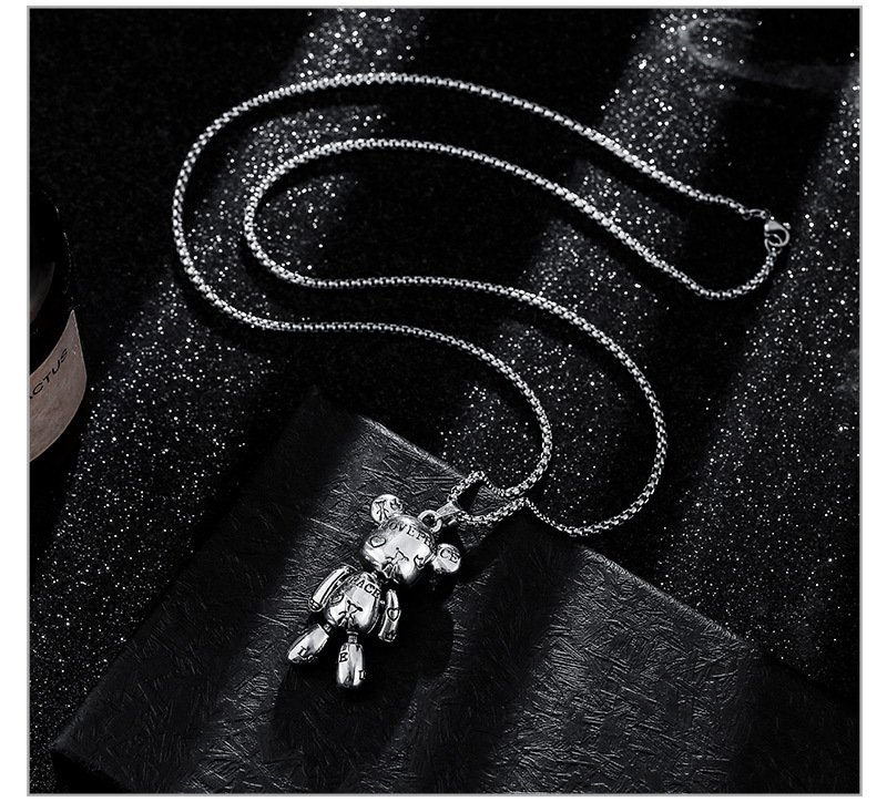 活动字母小熊项链_10