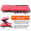 Car Shop Creepers, Folding 2 in 1 Mechanic Cart Car Convertible Stool Crawler Board with 6 Casters for Garage Workshop Auto Repair Shop
