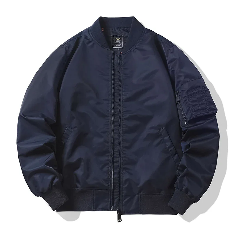 Men's Casual Loose Bomber Jacket