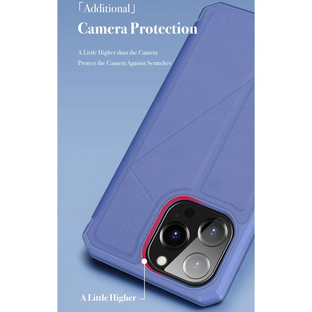 Applicable To iPhone 13/14 Series Strong Magnetic Flip Card Case