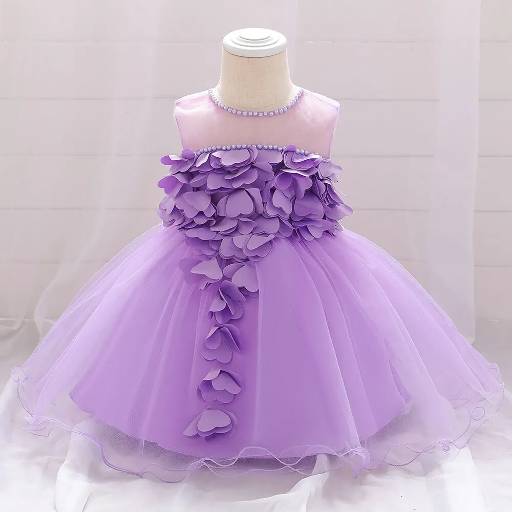 Toddler Baby Girl Christening 1 Year Birthday Dress Costume Newborn Lace Christmas Party Wedding Princess Dresses Baby Vestido