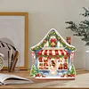 Diamond Painting Wooden Christmas House Desktop Decor Ornaments