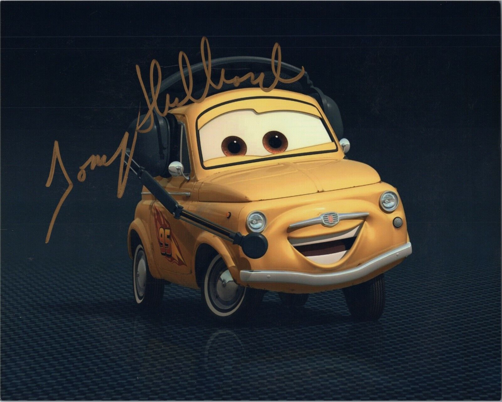 ~~ TONY SHALHOUB Authentic Hand-Signed DISNEY CARS 2 ~ LUIGI