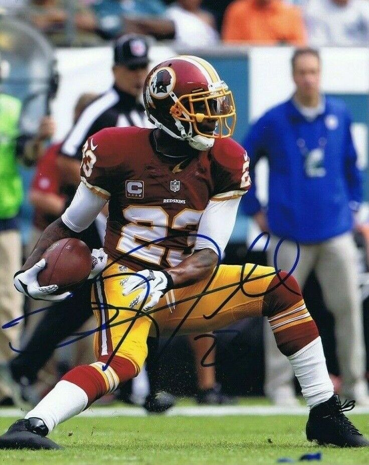 DeAngelo Hall Autographed Signed 8x10 Photo Poster painting ( Redskins ) REPRINT