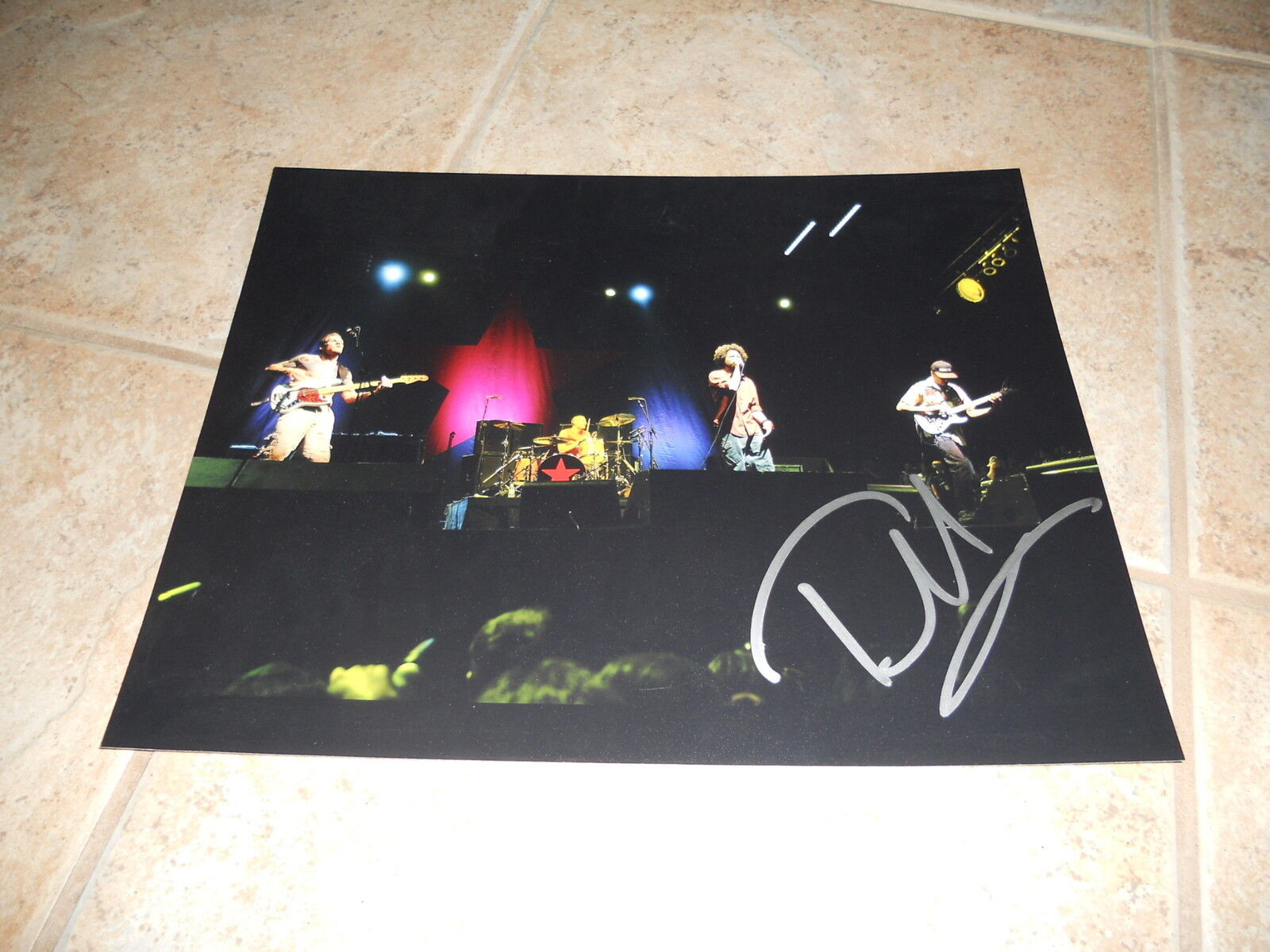 Tom Morello Rage Against The Machine Signed Autograph 11x14 Live Music Photo Poster painting F2