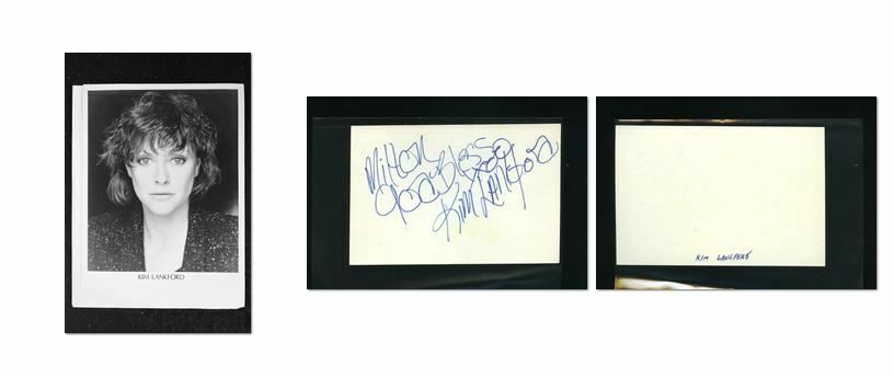 Kim Lankford - Signed Autograph and Headshot Photo Poster painting set - Knot's Landing