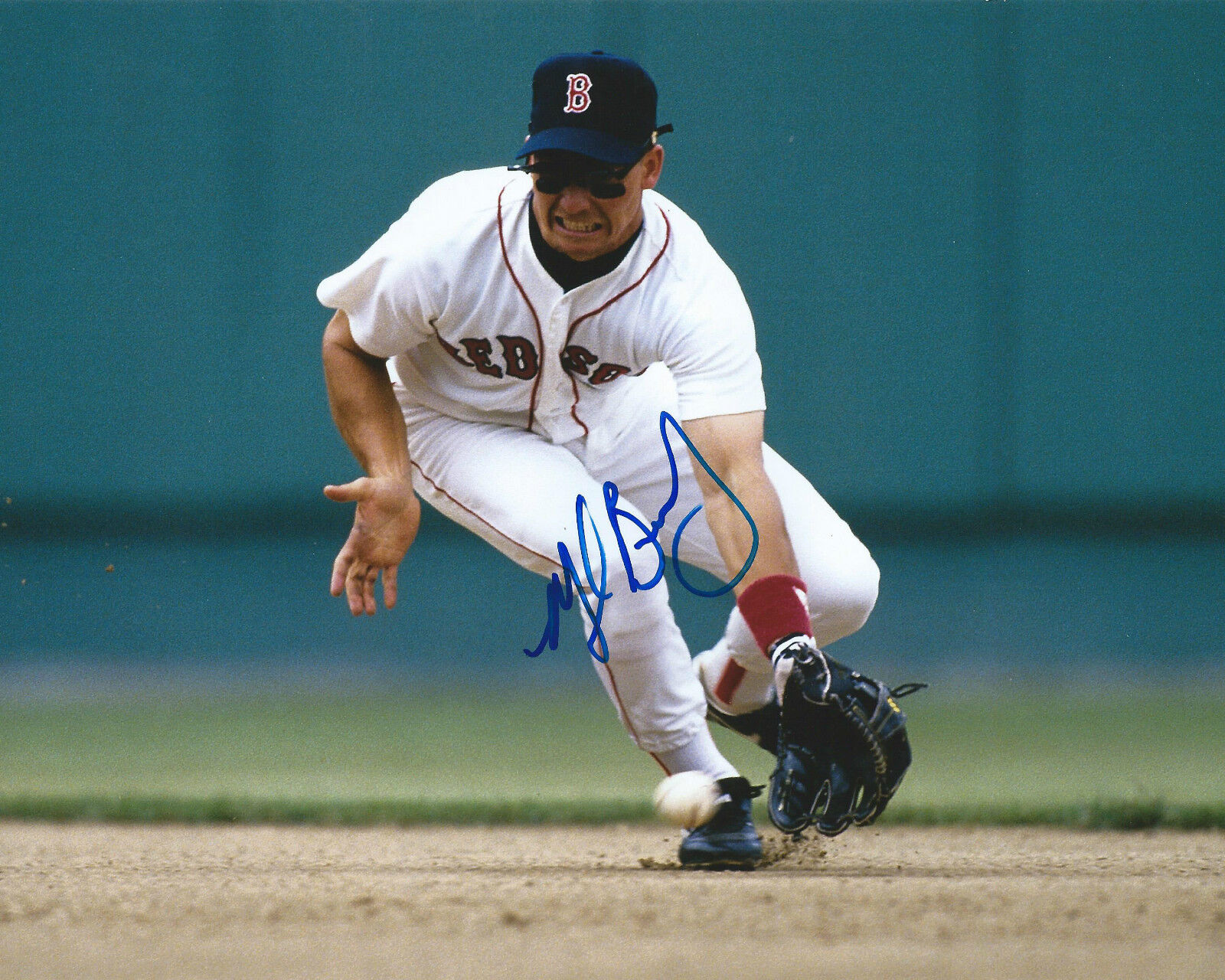 **GFA Boston Red Sox *MIKE BRUMLEY* Signed 8x10 Photo Poster painting COA**