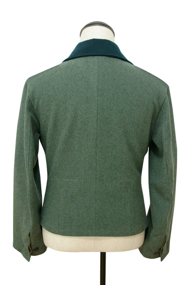   Wehrmacht German Assault Gunner Field Wool Deep Green Collar Wrap Jacket German-Uniform