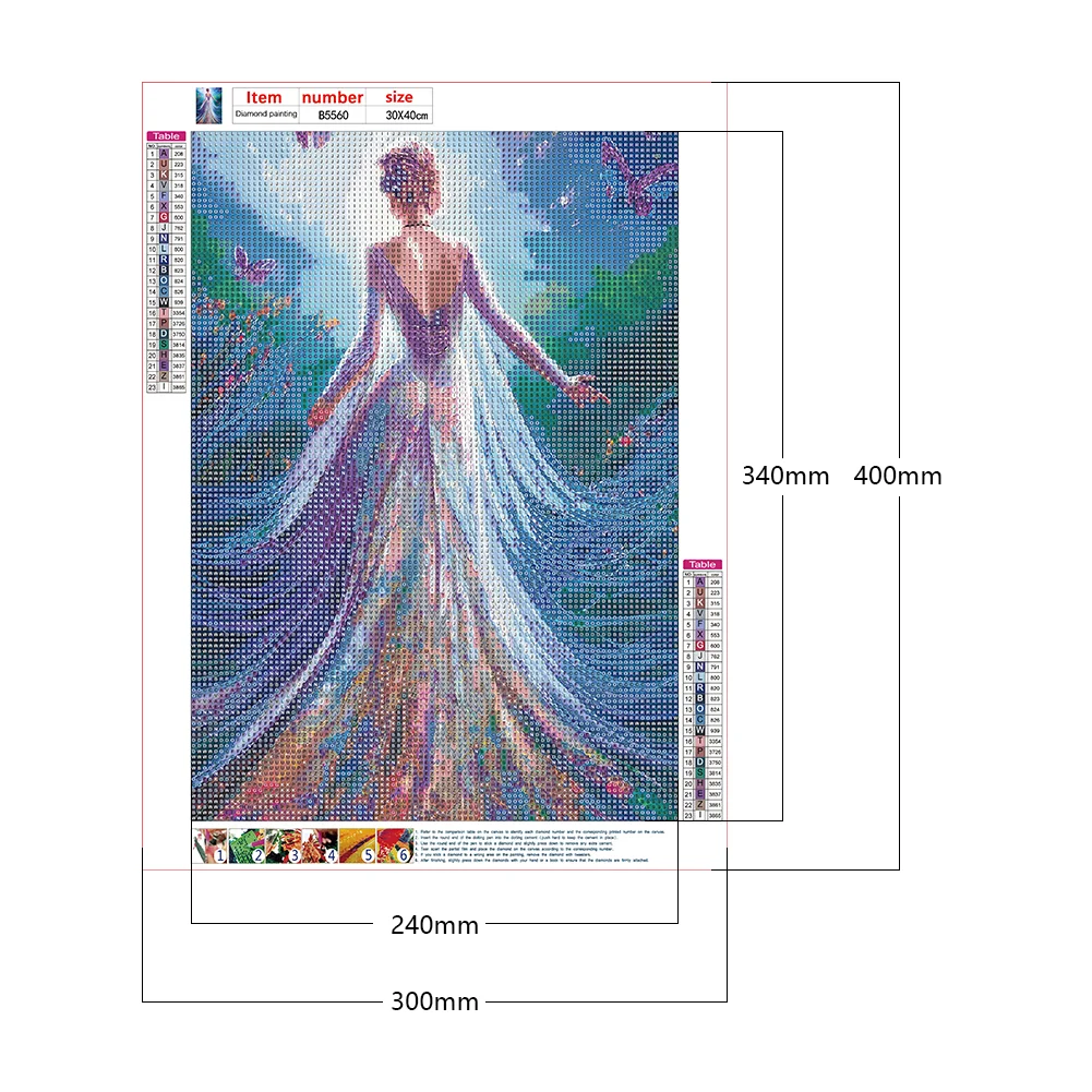 Diamond Painting - Full Round Drill - Beauty(30*40cm)