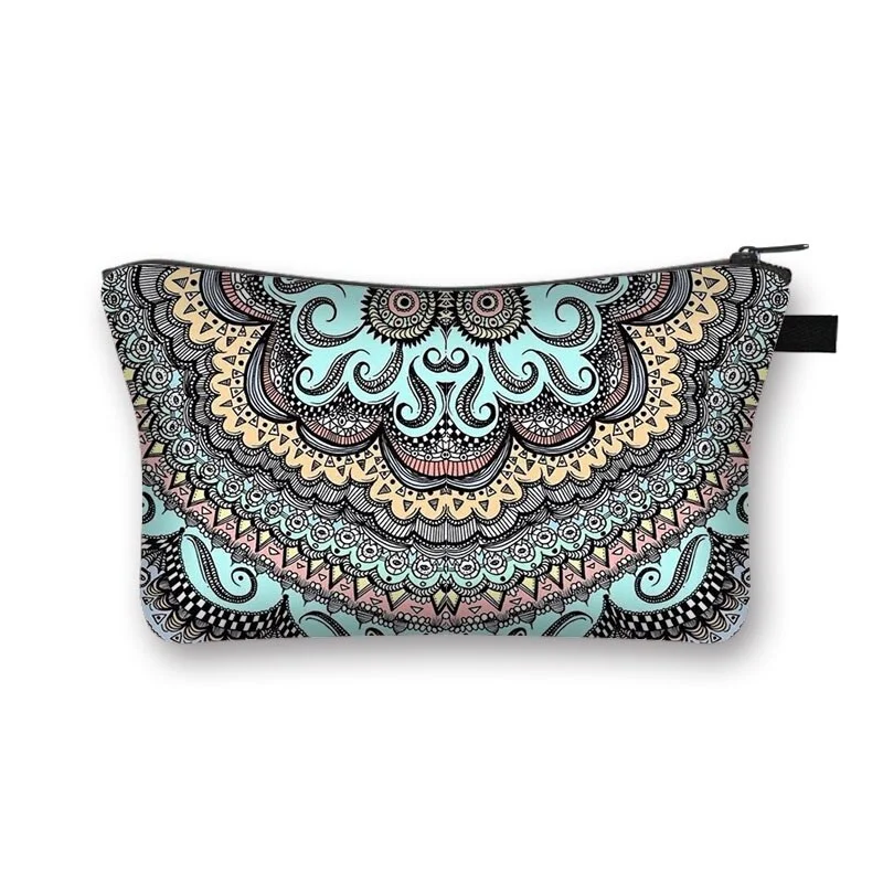 Polyester Cosmetic Bag - Mandala