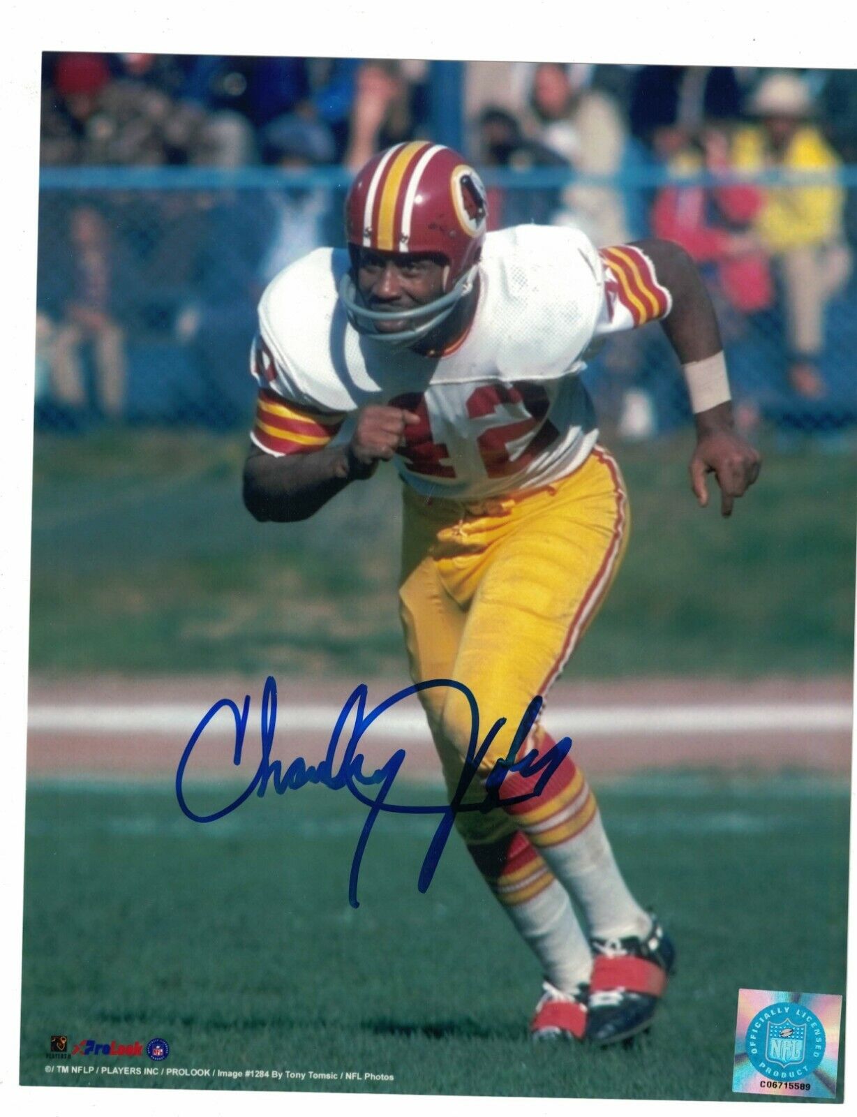 Charley Taylor Washington Redskins HOF HOF Signed 8 x 10