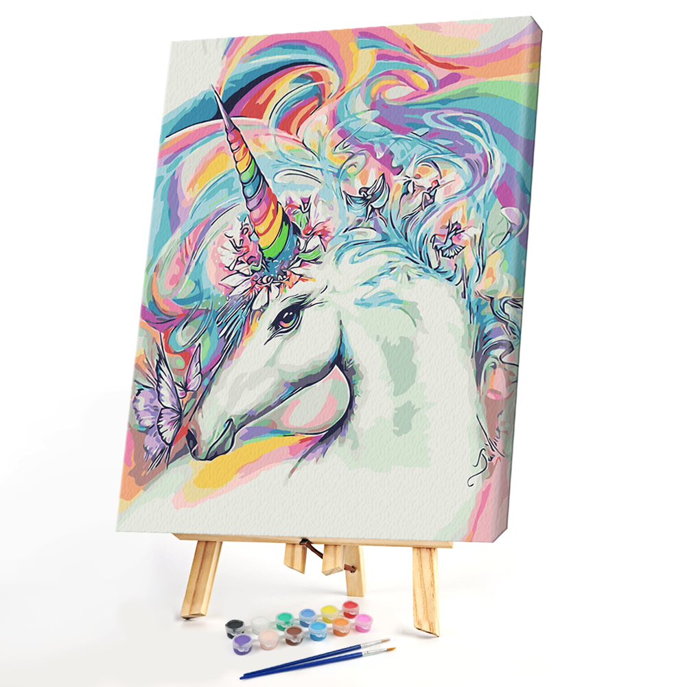 

40*50cm - Paint By Numbers - Antler Horse, 501 Original