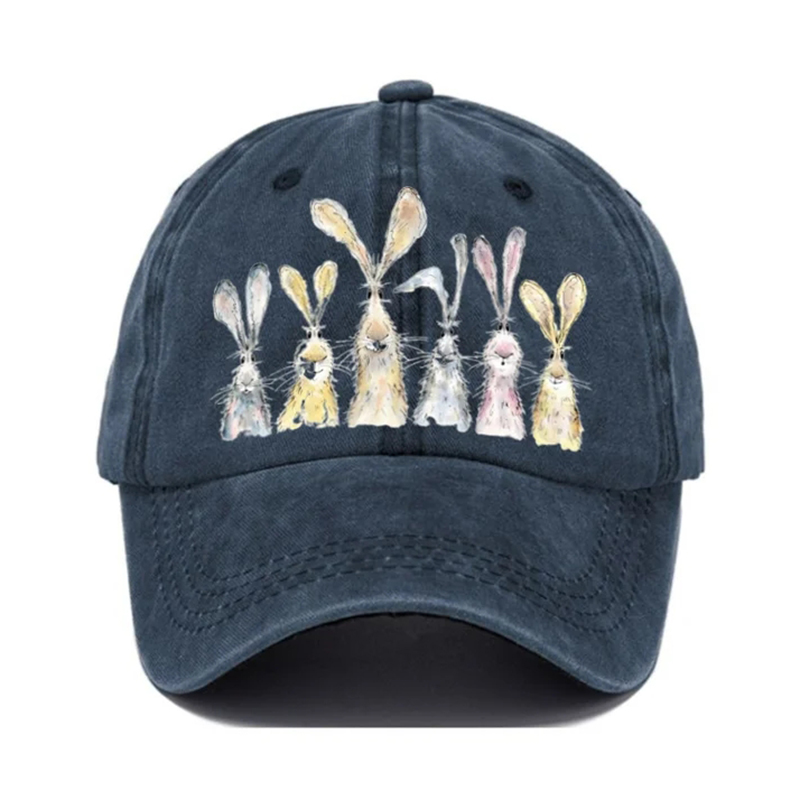 Casual Cute Bunny Print Hat wearshes
