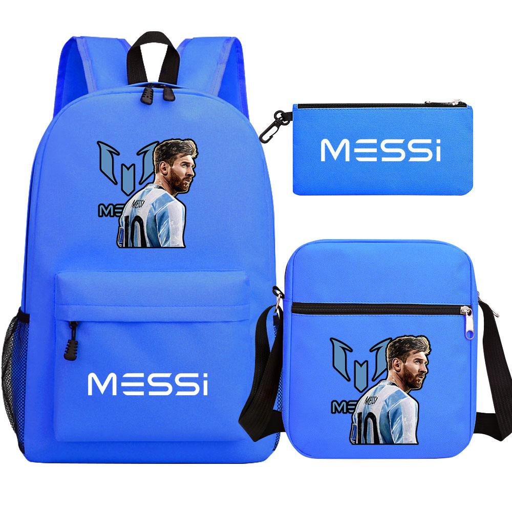 Mayoulove Lionel Messi Backpack Lightweight Design with Comfortable Straps for School and Outdoor Activities-Mayoulove