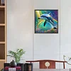 Diamond Painting-DIY Full Round Drill Dolphin