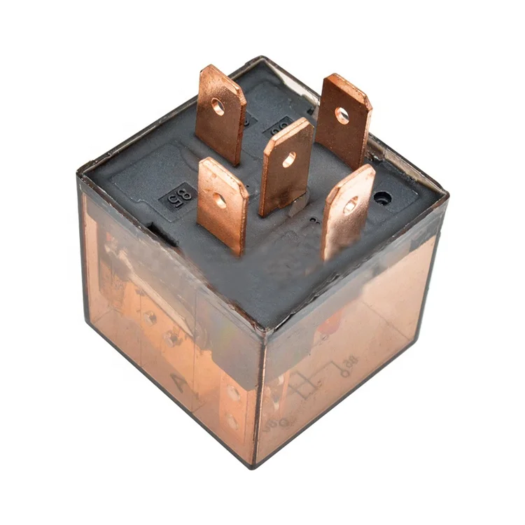 High Capacity Waterproof Car Relay Switch Socket SPDT 5 Pin Car Relay 80A 100A 12V 24V Automotive Relay