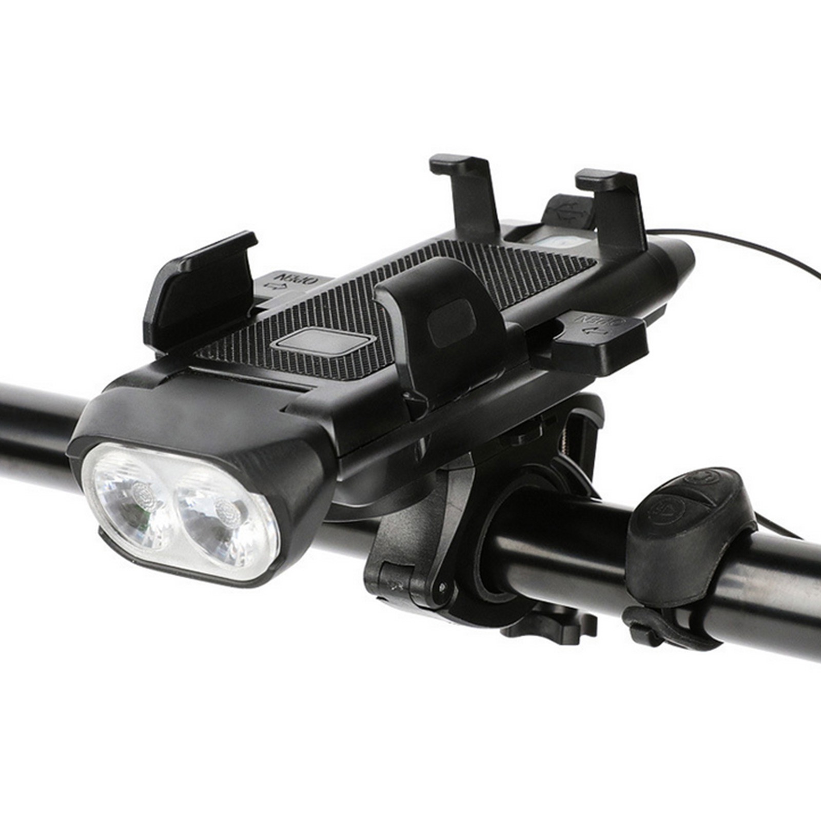 

Bicycle Headlight, 4 in 1 MTB Bike Lights with Phone Stand Power Bank Horn, 501 Original