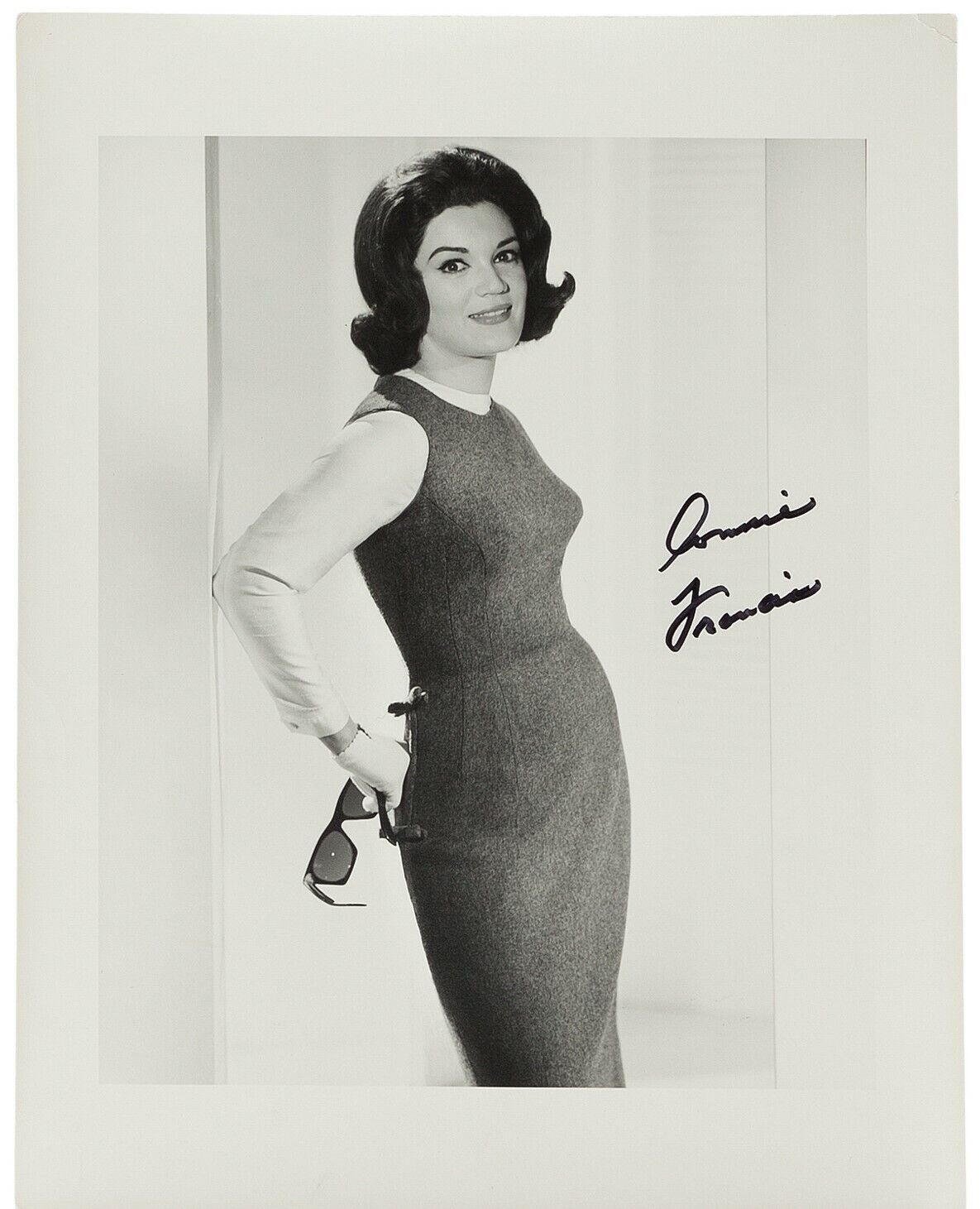 CONNIE FRANCIS Signed Photo Poster paintinggraph - Film & TV Actress & Singer - Preprint