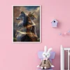 Diamond Painting-DIY Full Round Drill Wolf Tiger(45*35 CM)