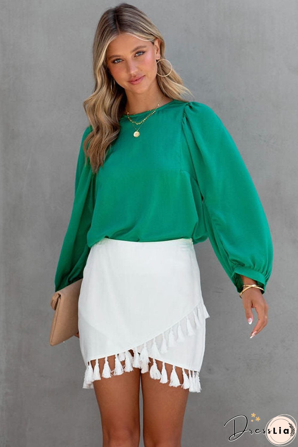 Fashionable Ruffle Blouse