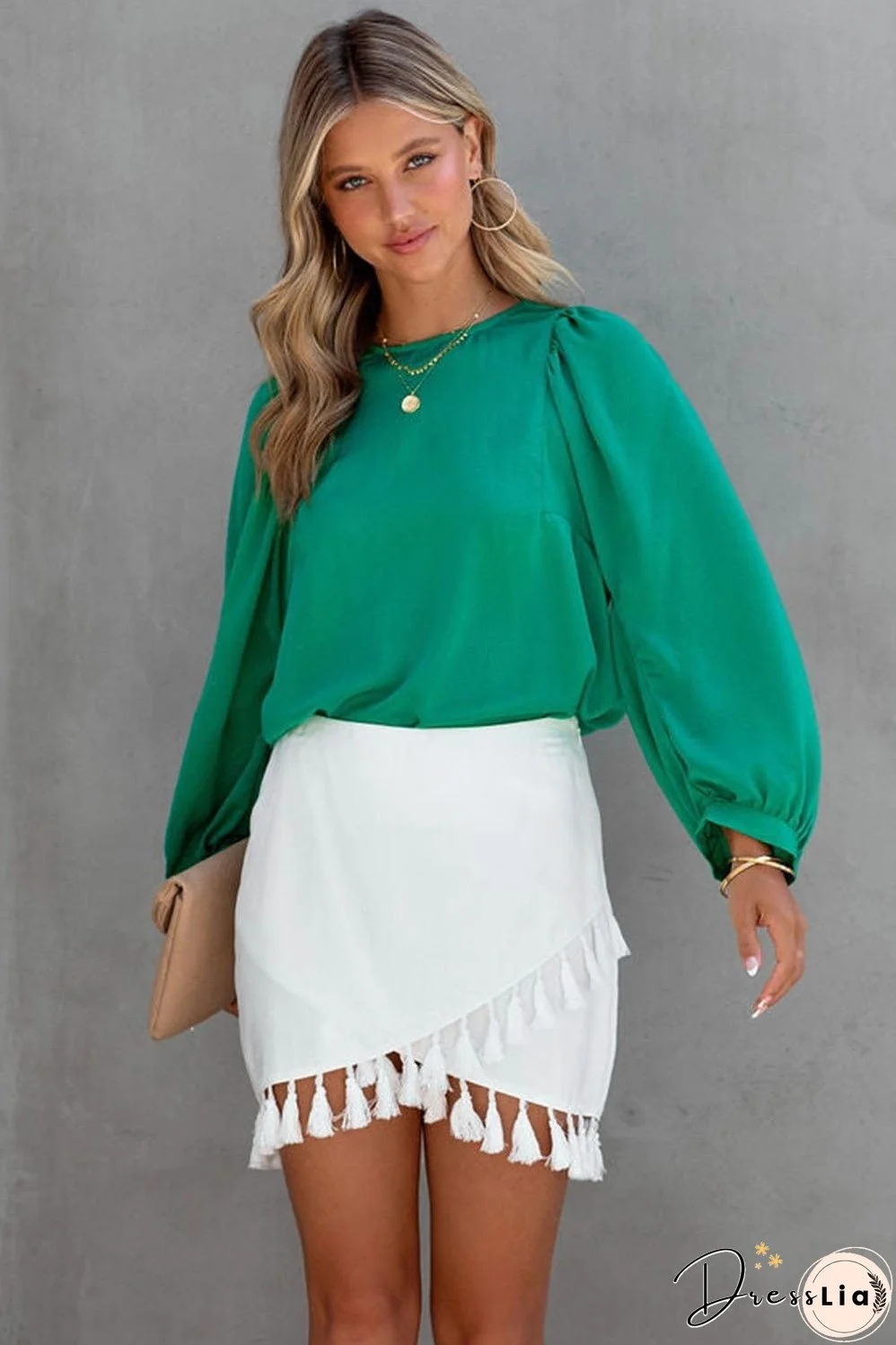Fashionable Ruffle Blouse