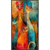 Cat-14CT Stamped Cross Stitch 40*70cm(Big Size) tapestrymarket