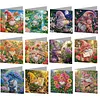 12pcs Garden Goblin Diamond Art Greeting Cards DIY 12 Pack with Envelopes