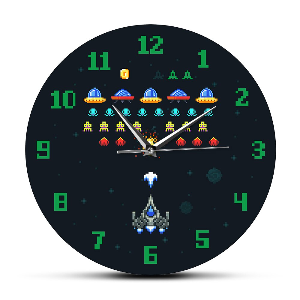 

Arcade Video Game Free reloj de pared - Frameless Acrylic Wall Clock, 501 Original