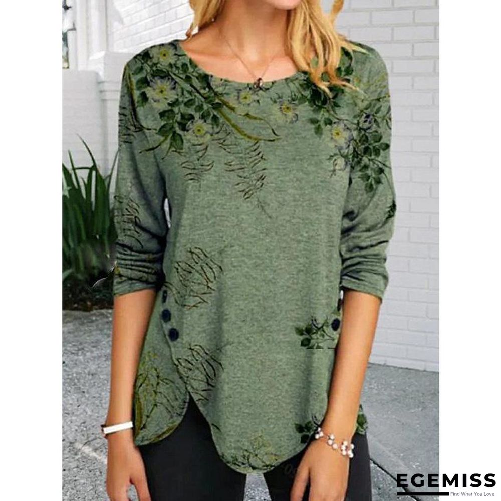 New Style Women's Wear Printed Long Sleeved Top | EGEMISS