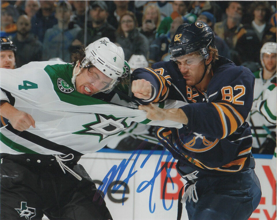 Buffalo Sabres Marcus Foligno Signed Autographed NHL Photo Poster painting 8x10 COA