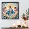 Religiöse Jesus Maria - speziell geformtes Diamantgemälde - 40*40cm