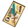 Mechanical quill pen stationery literary retro wax seal set