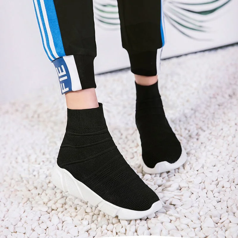 MWY LOGO Custom Flats Shoes Women Socks Sneakers Ladies Shoes Soft Casual Walking Shoes Loafers Women Plus Size Zapatillas Mujer