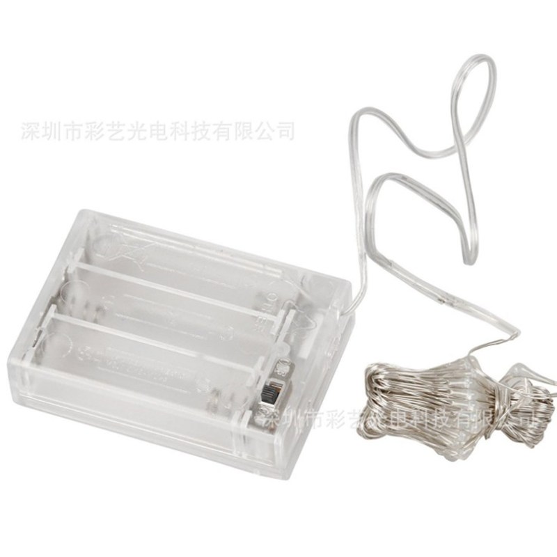 

LED String Lights Christmas Garland Wedding Fairy Lamp Battery Powered, White, 501 Original