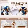 (US Only)Paint By Numbers Kit On Canvas DIY Oil Art Boy Dog Picture Home Decor40x40cm