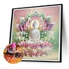 Buddha Statue - speziell geformtes Diamantgemälde - 30*30cm