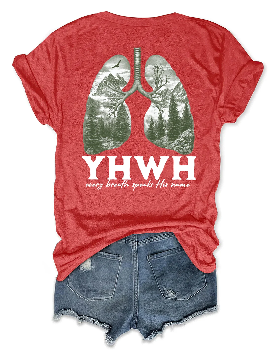 Yhwh Lungs Christian T-shirt