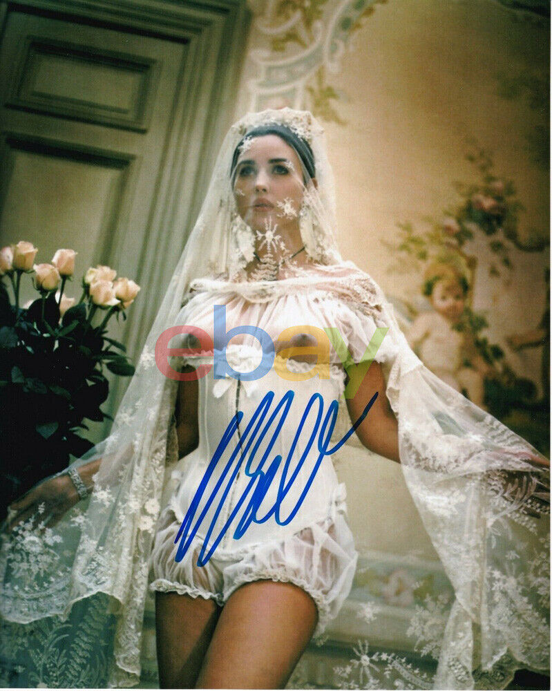 Monica Bellucci Autographed 8x10 reprint Photo Poster painting