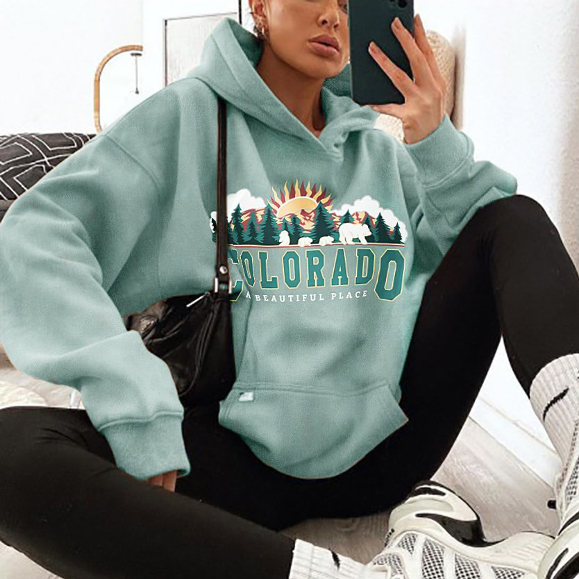 Colorado Print Hoodie