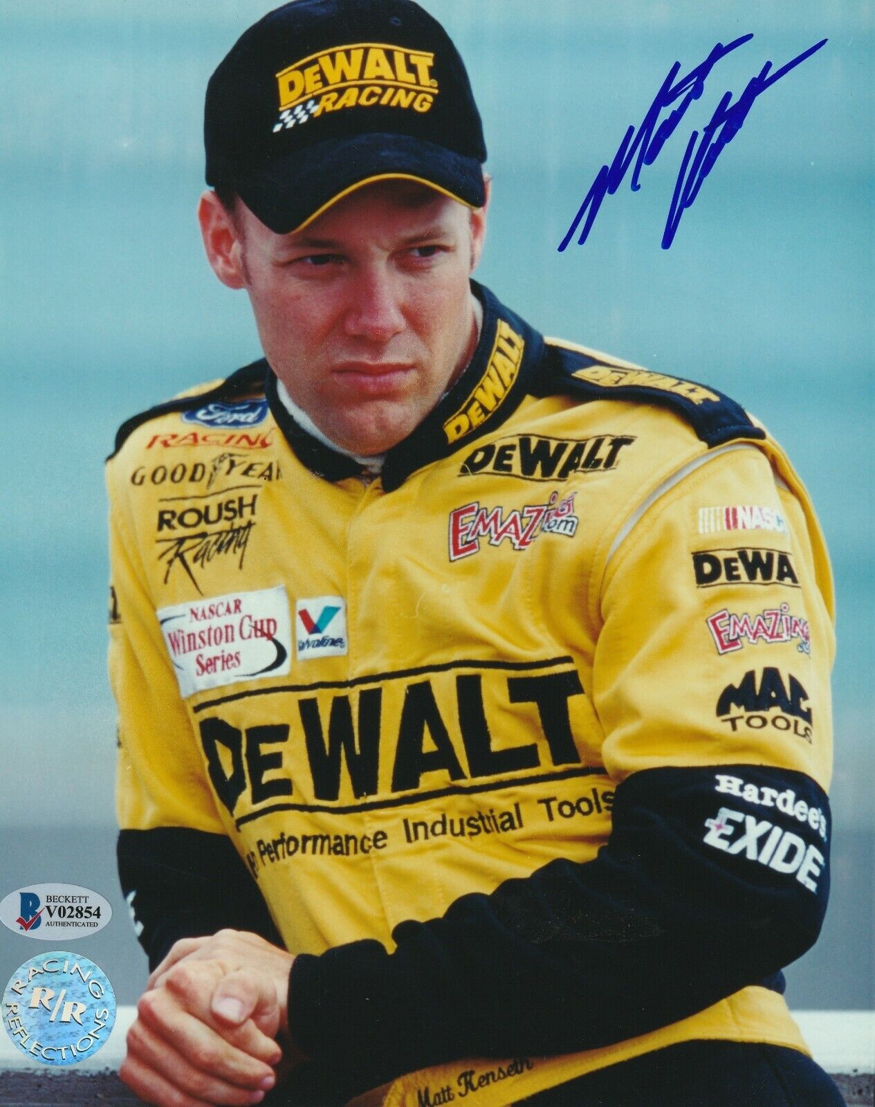 MATT KENSETH Signed 8x10 Photo Poster painting w/ Beckett COA