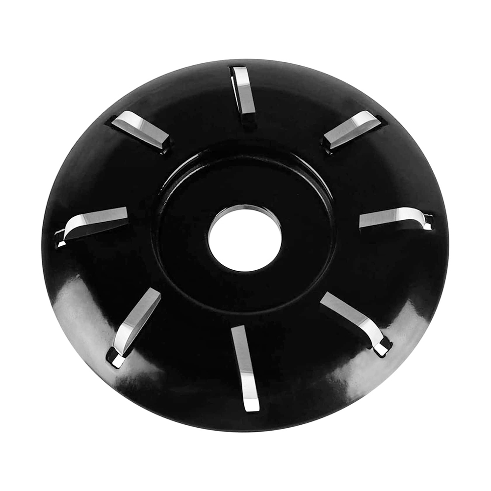 

90mm 8 Teeth Woodworking Turbo Tea Tray Digging Carving Disc Milling Cutter, Black, 501 Original