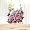 Cygne acrylique - Pendentif bricolage 5d