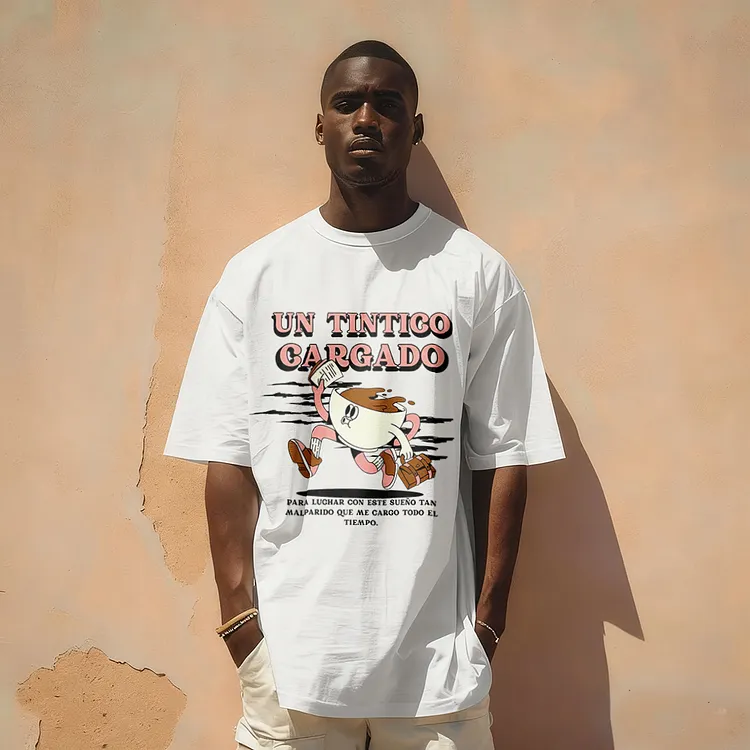 Un Tintico Cargado Printed Men's T-shirt