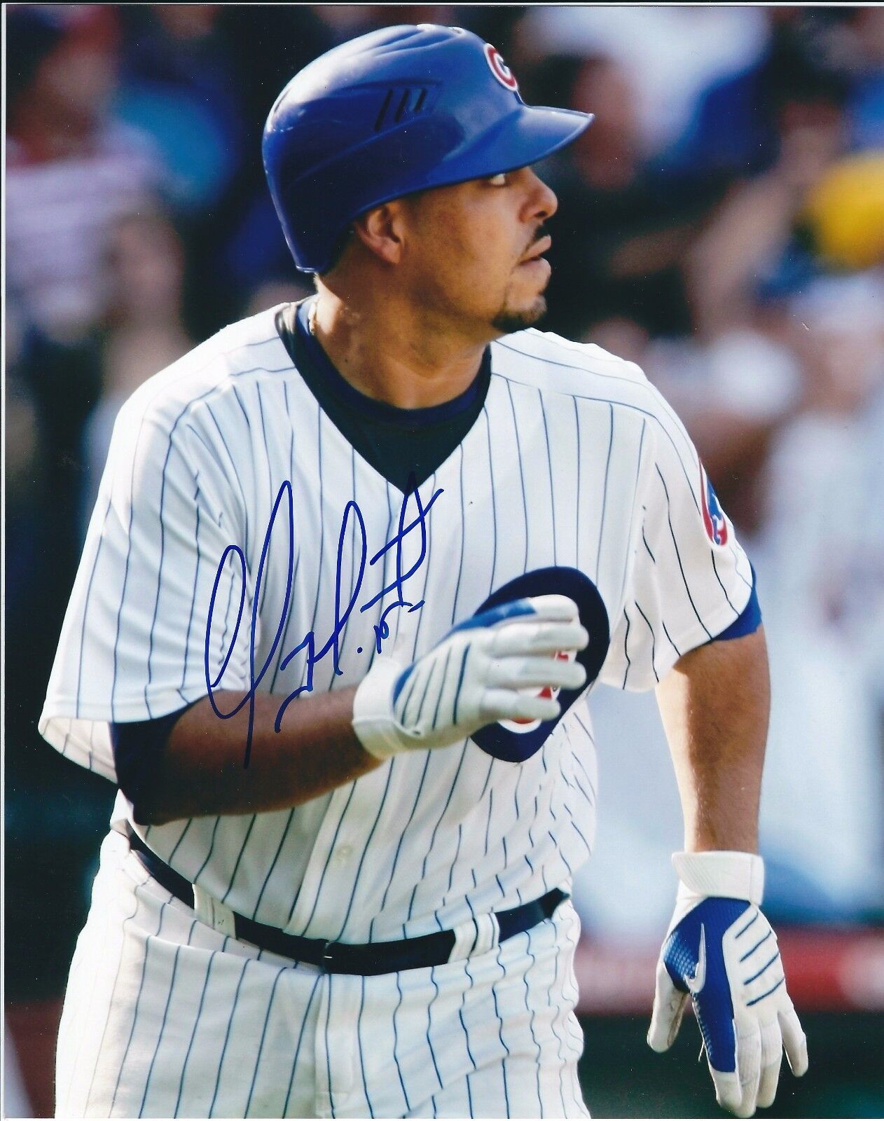 Signed 8x10 GEOVANY SOTO Chicago Cubs Photo Poster painting - COA