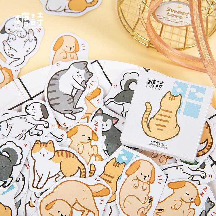 Cat and Dog Stickers
