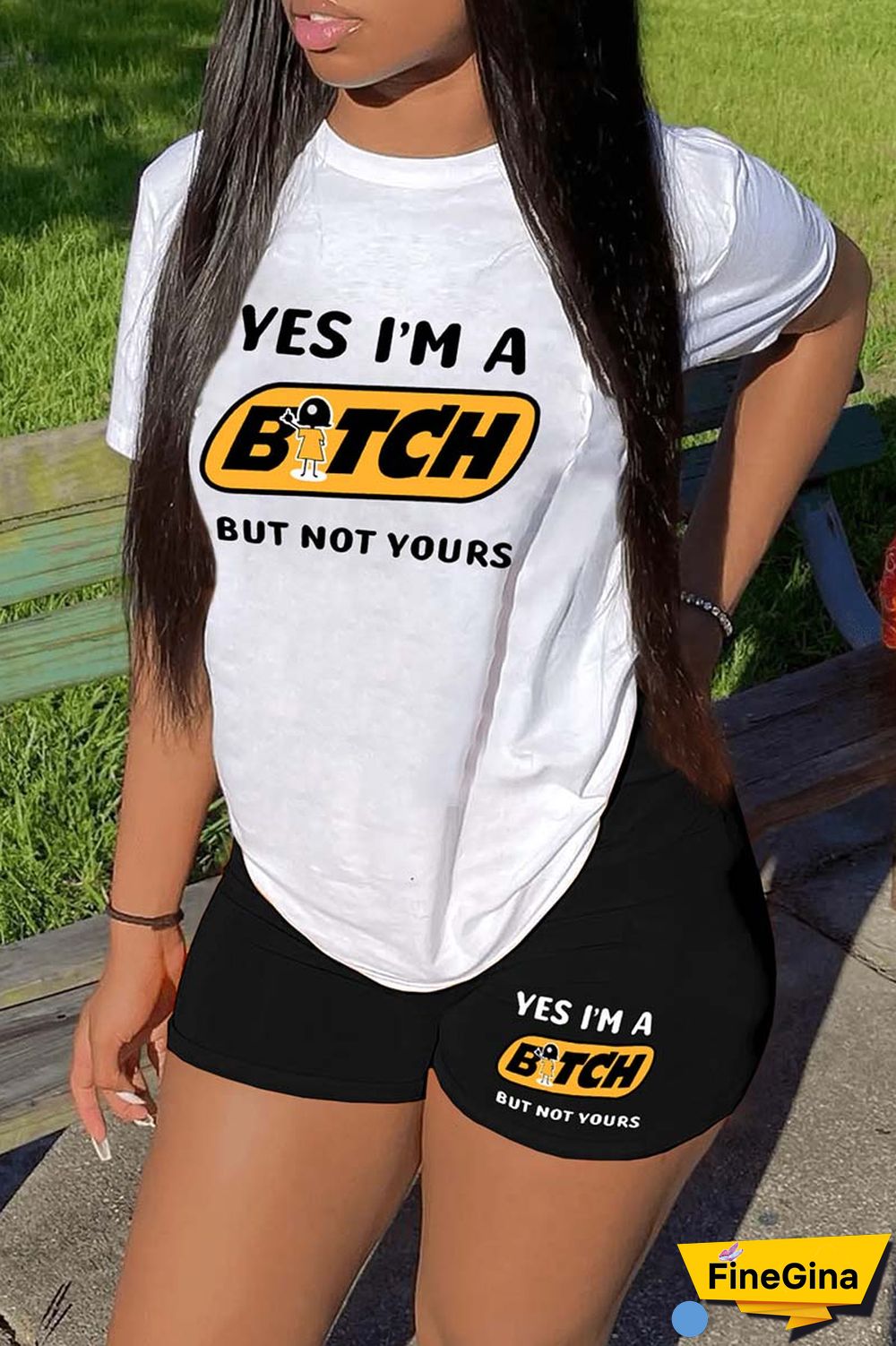 Blue Red Casual Print Basic O Neck Short Sleeve Two Pieces