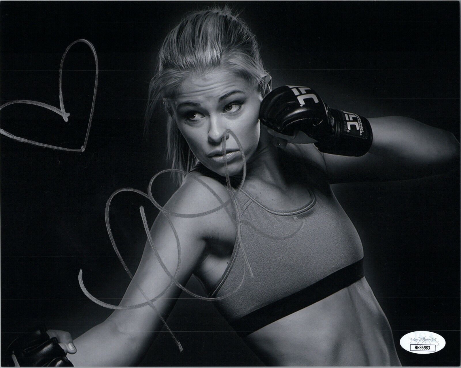 ~~ PAIGE VANZANT Authentic Hand-Signed SEXY - MMA