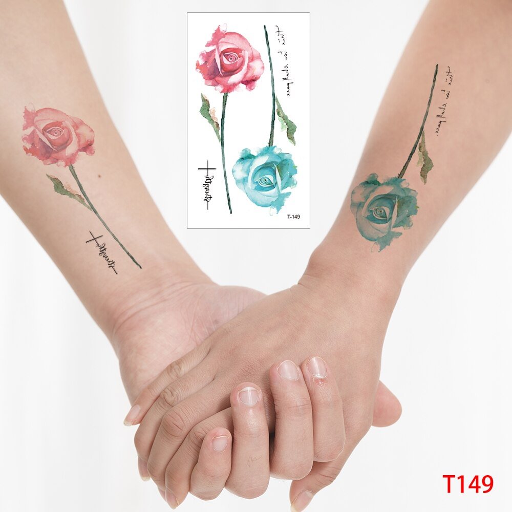 Gingf Temporary Fake Tattoos Transfer Stickers for Women Men,Beauty Makeup Cool Body Art,Tiger,Dragon,Flower,Grim Reaper