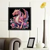Diamond Painting-DIY Full Round Drill Occidental Dragon(40x40cm)